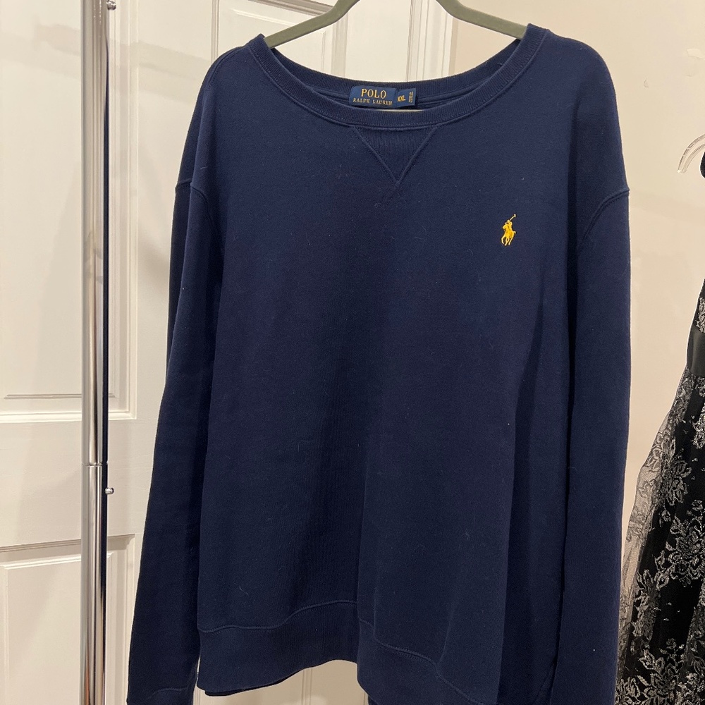 Polo crew neck sweatshirt